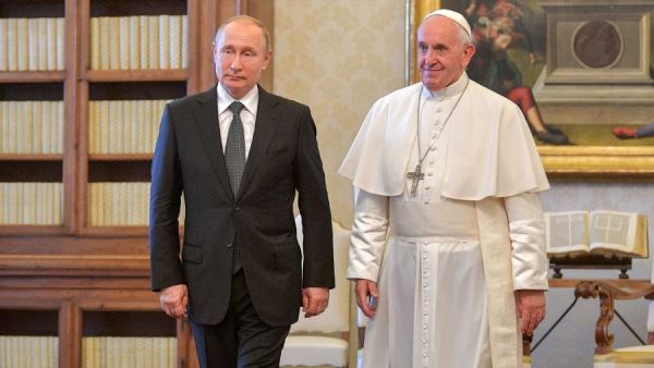 Папа римский заявил о желании встретиться с Путиным и обсудить Украину