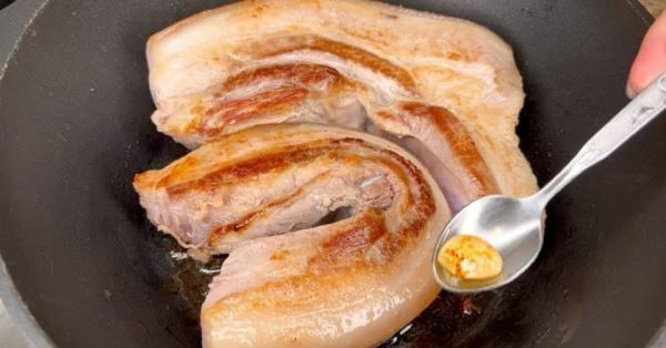 Жареная свиная грудинка: литовский рецепт с квасом