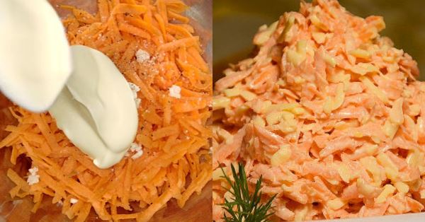 Салат из моркови с чесноком «Хрустящая классика»